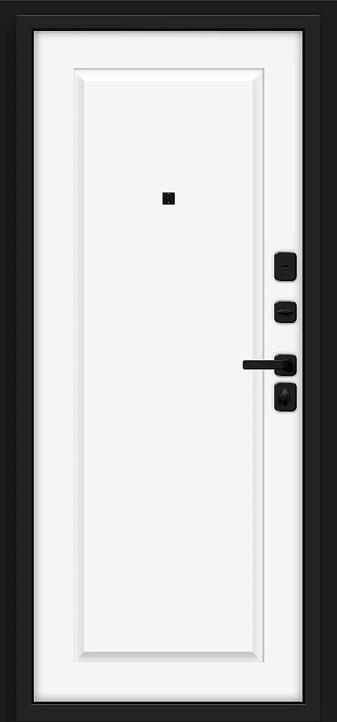 Входная дверь Айкон/SBlack Graphite Shell/White Silk BR6250 внутренняя сторона