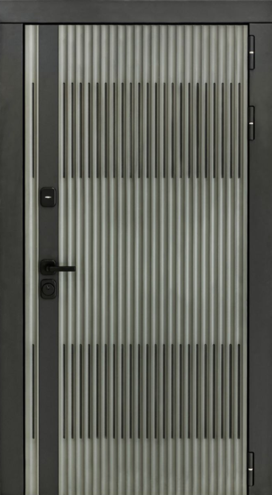 Входная дверь ДвериПРО Elfy ФЛ 244 беленый дуб DPRO196813 внешняя сторона