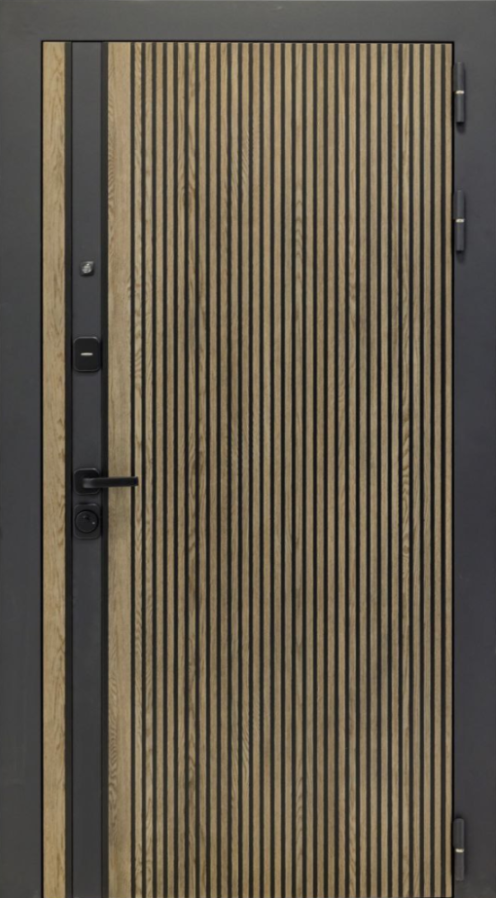 Входная дверь ДвериПРО Rosna ПВХ 10мм Астрод Velutto Bianco DPRO196744 внешняя сторона