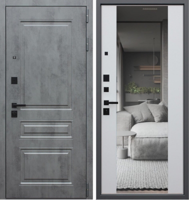 Дверь Лира с зеркалом